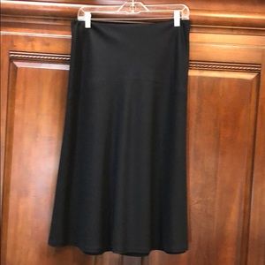 Talbots Long Wool Skirt - Black